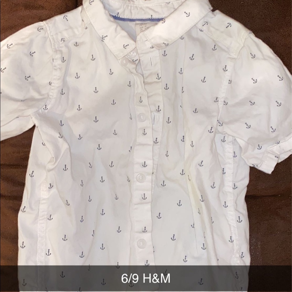 Anchor button down
